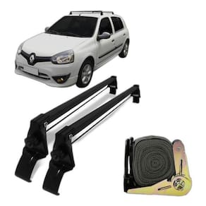 Rack De Teto Clio 4 Portas 2001 Até 2012 Bagageiro + 1 Cinta