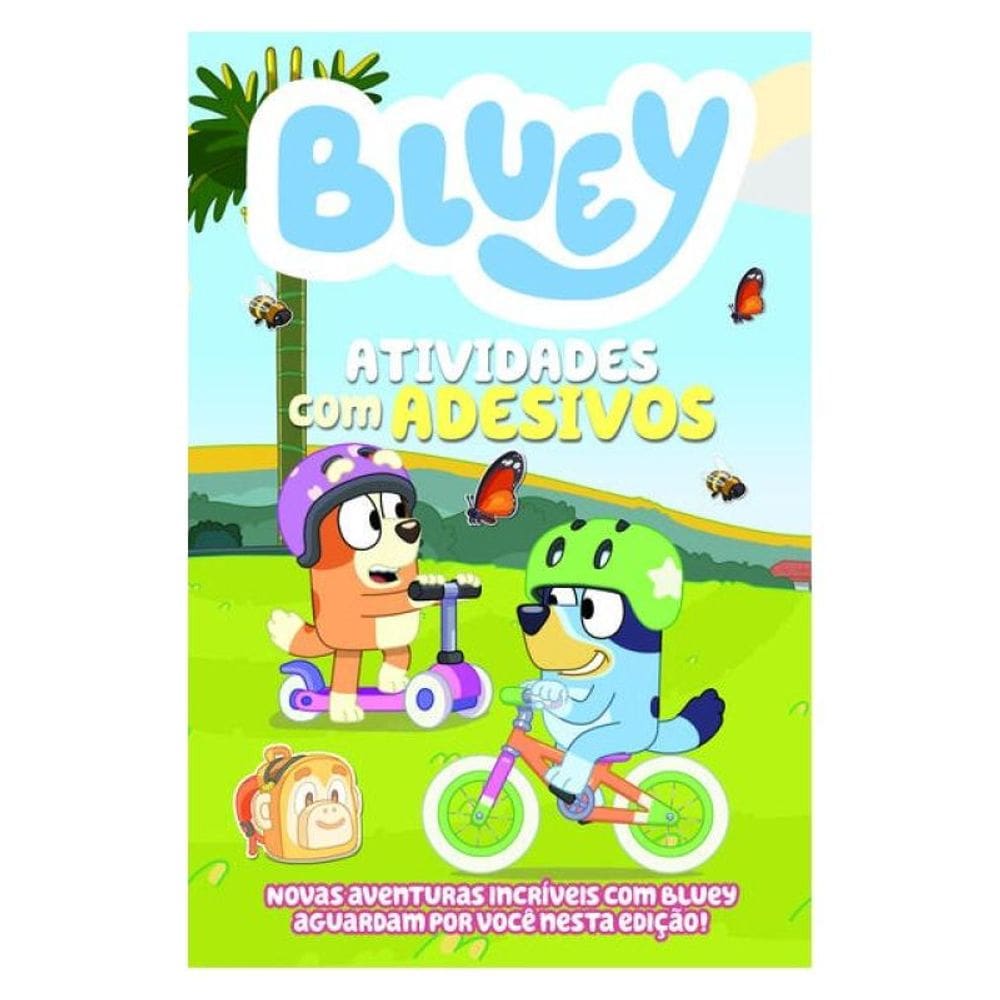 Bluey Atividades Com Adesivos