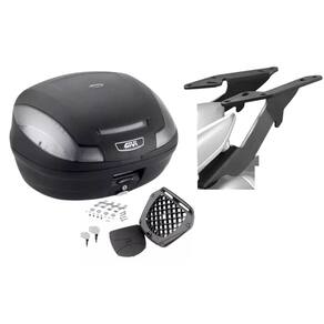 KIT BAÚ 47L M.LOCK GIVI E-470NT + BAGAGEIRO SCAM Lander 250 Xtz 250 2019... EM DIANTE