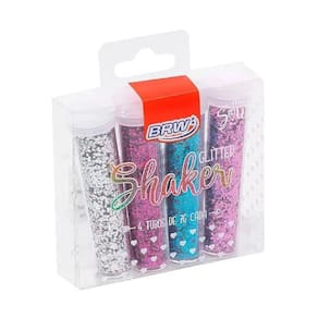 Glitter Shaker Fashion 4 Cores ? 7g Cada - Brw Unica Glitter Shaker Fashion 4 Cores ? 7g Cada - Brw