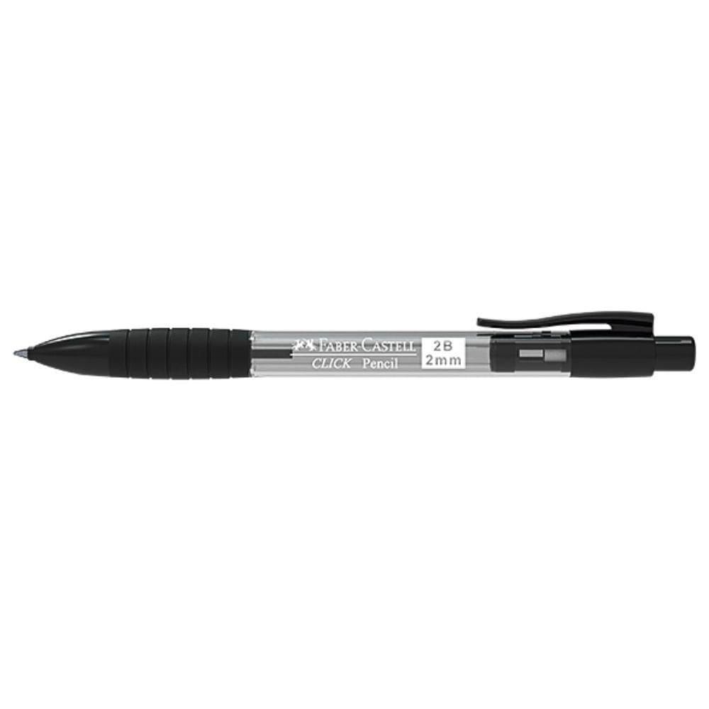 Lapiseira Poly Click Pencil 2.0mm Faber-castell Preto