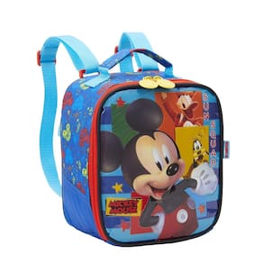 Lancheira Infantil Mickey Mouse Bolsa Térmica Escolar Azul
