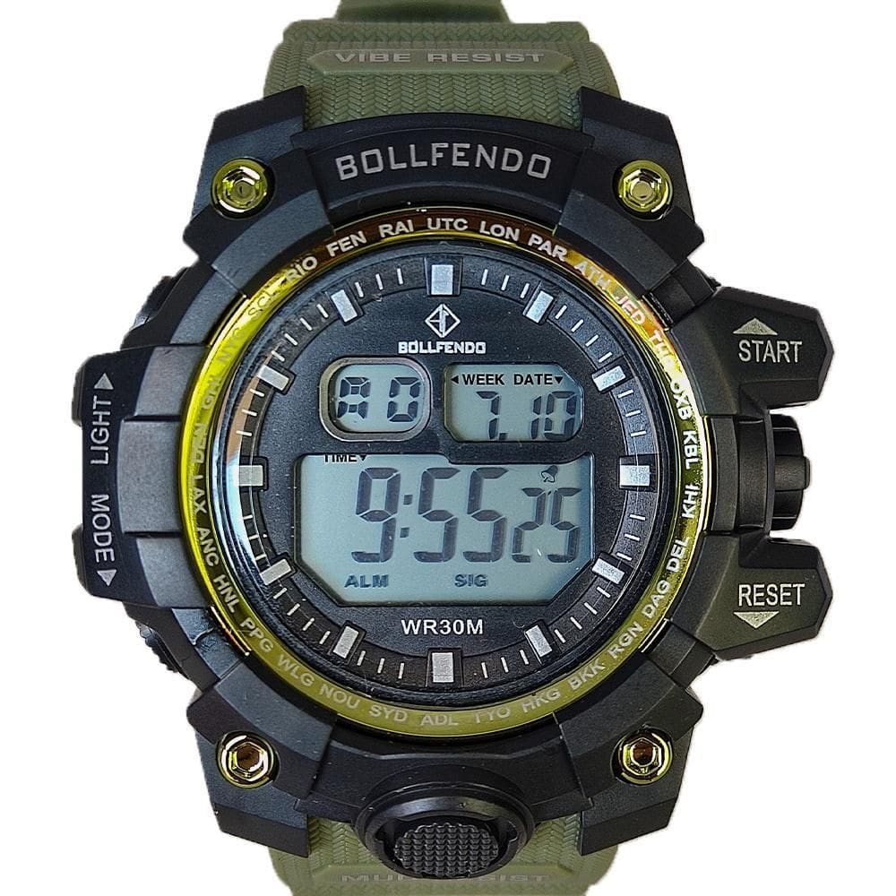 Relogio Masculino Resistente Água Bloqueiro Verde Oliva 2025