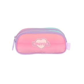 Estojo Escolar 2 Divisórias Roxo Colors Up4You - Luxcel