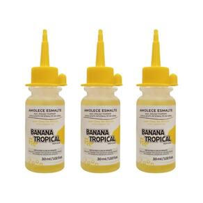 Amolecedor De Esmaltes Trop Care Oleo De Banana 30Ml - 3Un
