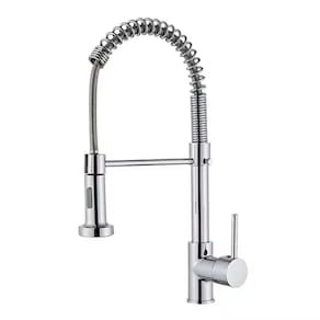 Torneira Monocomando Extensível Com Mola 360 Mesa Aço Inox