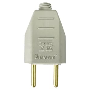 Plugue Luster 2Pinos 10A - Cinza