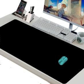 Desk Pad 140X30 Computador Notebook Em Couro + Porta Copo