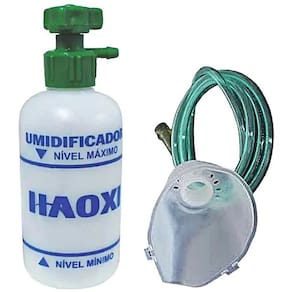 Umidificador 250 Ml C/Ext. 1,2 M E Mascara Ox Infantil Haoxi