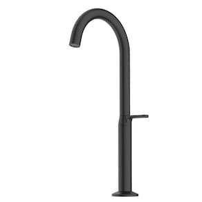 Kit com 2 Torneira para Lavatório de Mesa Bica Alta Design Preto Matte