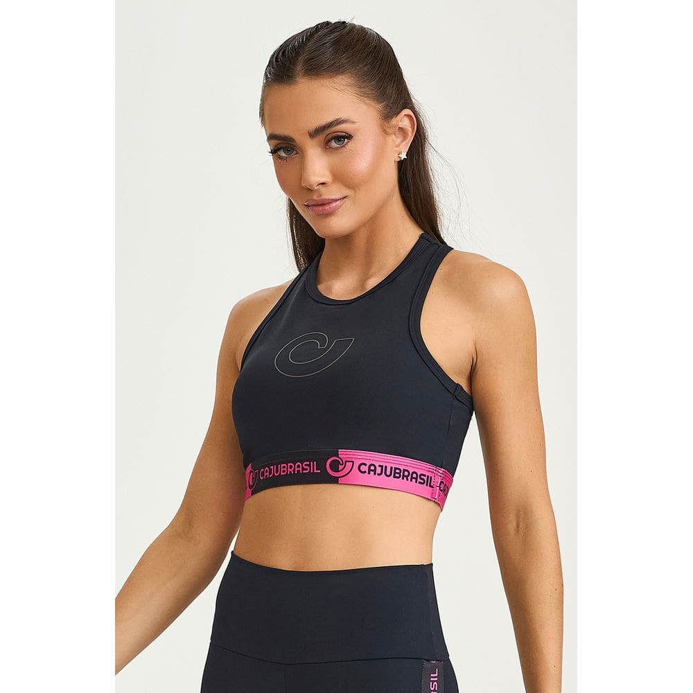 Top NZ com Compressao Cajubrasil Preto