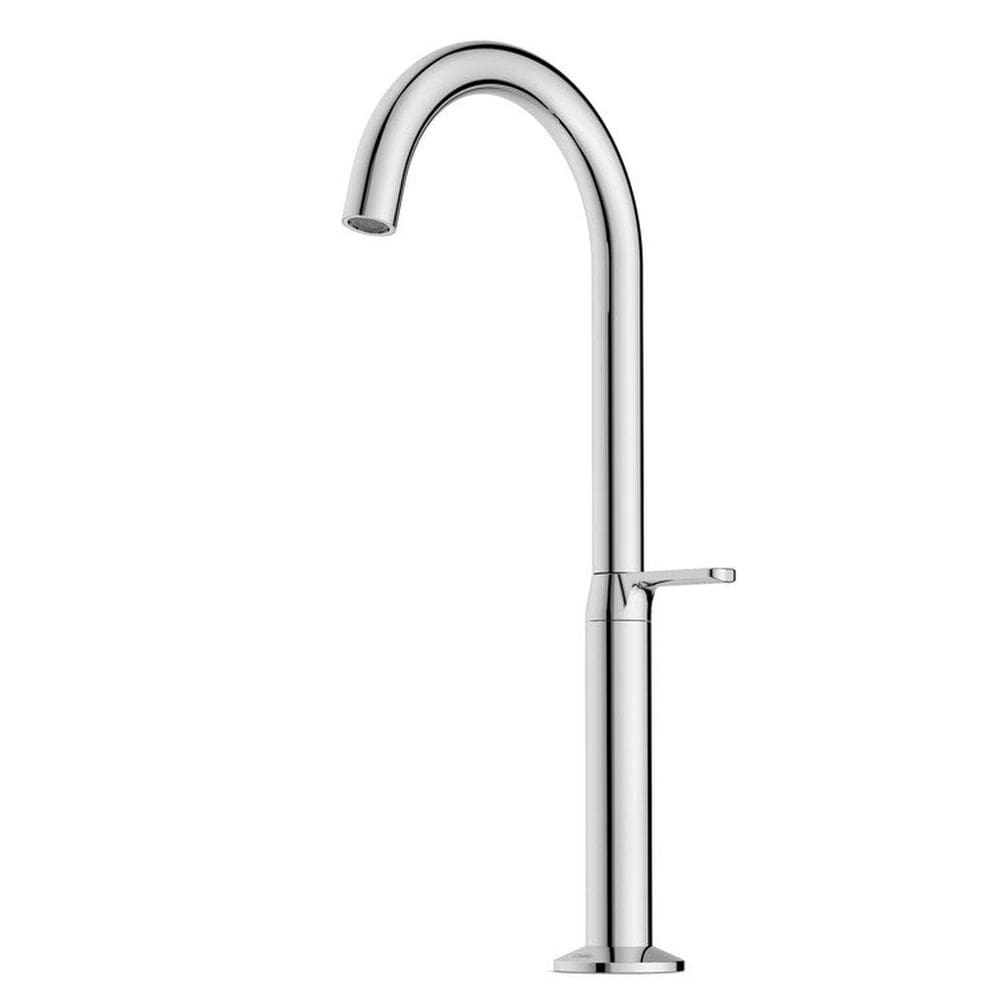 Kit com 3 Torneira para Lavatório de Mesa Bica Alta Design Cromado