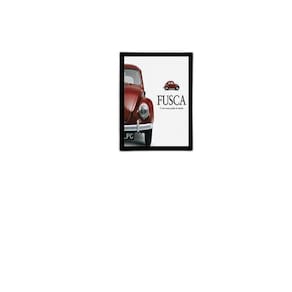 Quadro Decorativo Propaganda Fusca Vintage 34x23cm