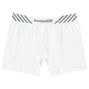 Cueca Boxer Infantil Menino Brandili Branco