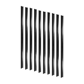 10 Porta Etiquetas Simples Preto New Plus/Plus - Sa Gôndolas