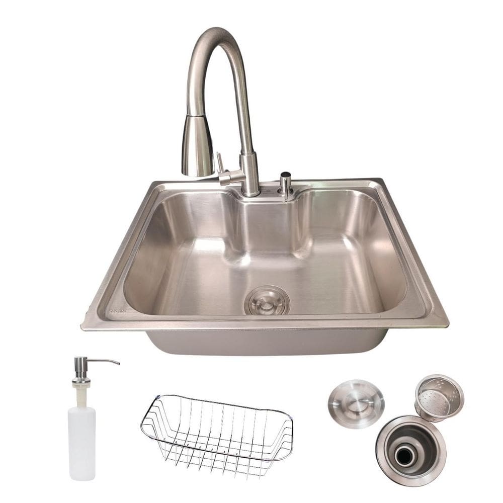 Cuba Cozinha Gourmet Aço Inox 304 E Torneira Extensível Inox