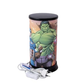 Luminária De Mesa Hug Marvel Vingadores Heróis 24Cm Modelos