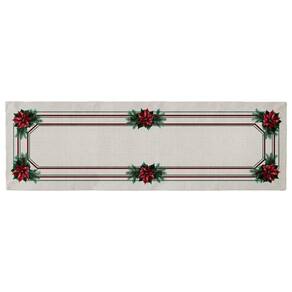 Toalha Caminho de Mesa Natalino Petalas De Natal 530059  43x141cm Belchior