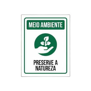 Placa Decorativa 18x23cm - Vinil Alta Performance