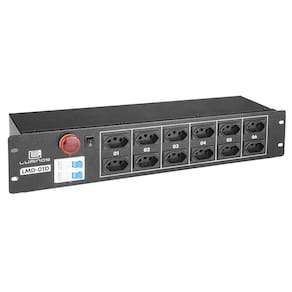 Régua De Tomada Para Palco Lmd-1D Luminos 12 Tomadas Bivolt