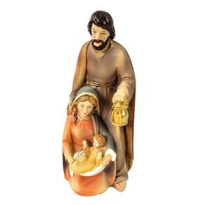 Estátua Sagrada Família 14X6X5 Presépio Enfeite De Natal