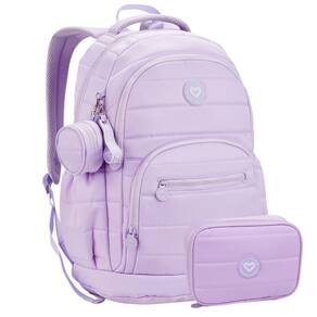Kit Mochila De Costas 19 Laptop Escolar Passeio Estojo Box