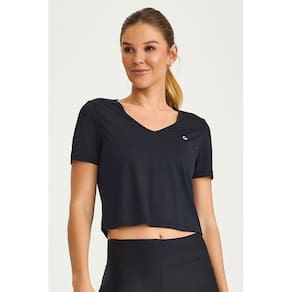 Cropped Ultra com Logo Cajubrasil Preto