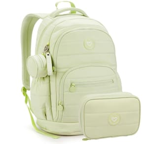 Kit Mochila De Costas 19 Laptop Escolar Passeio Estojo Box
