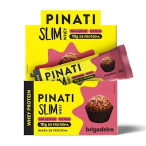 Kit Com 16Und Barra De Whey Pinati Slim Whey Brigadeiro 35G