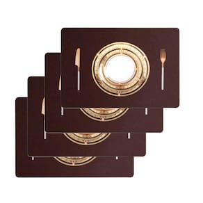 Kit 10 Peças Jogo Americano Mesa Posta Sousplat Retangular