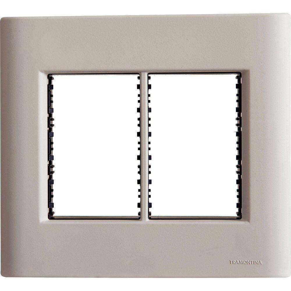 Placa 6 Postos 4x4 Tramontina Giz Fendi Suporte Tramontina