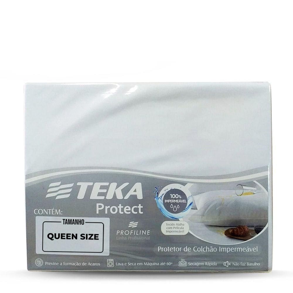 Protetor De Colchão Protect Impermeável Com Elástico 40cm Queen Size