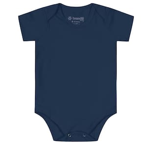 Body Bebê Unissex Em Cotton Brandili Baby Azul