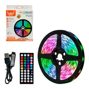 Fita Led Colorida 3 Metros Controle Al-5050Sk-3M Eletromex