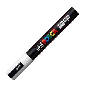 Marcador Multiuso Uni Posca Marker 2.5mm - Mitsubishi Branco