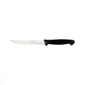 Faca Churrasco Frutas Tramontina Usual Inox Cabo Preto 5 Tramontina
