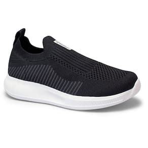 Tênis Knit Malha Mississipi Q8793 Feminino - Preto