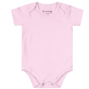 Body Bebê Unissex Em Cotton Brandili Baby Rosa