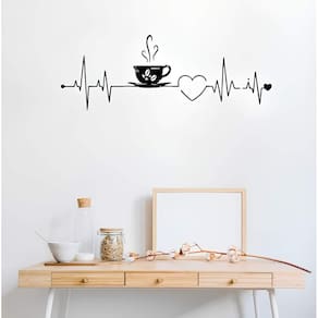 Adesivo De Parede Batimento Café