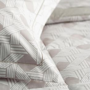 Jogo De Cama Solteiro 200 Fios Estampado - Andreza Heitor