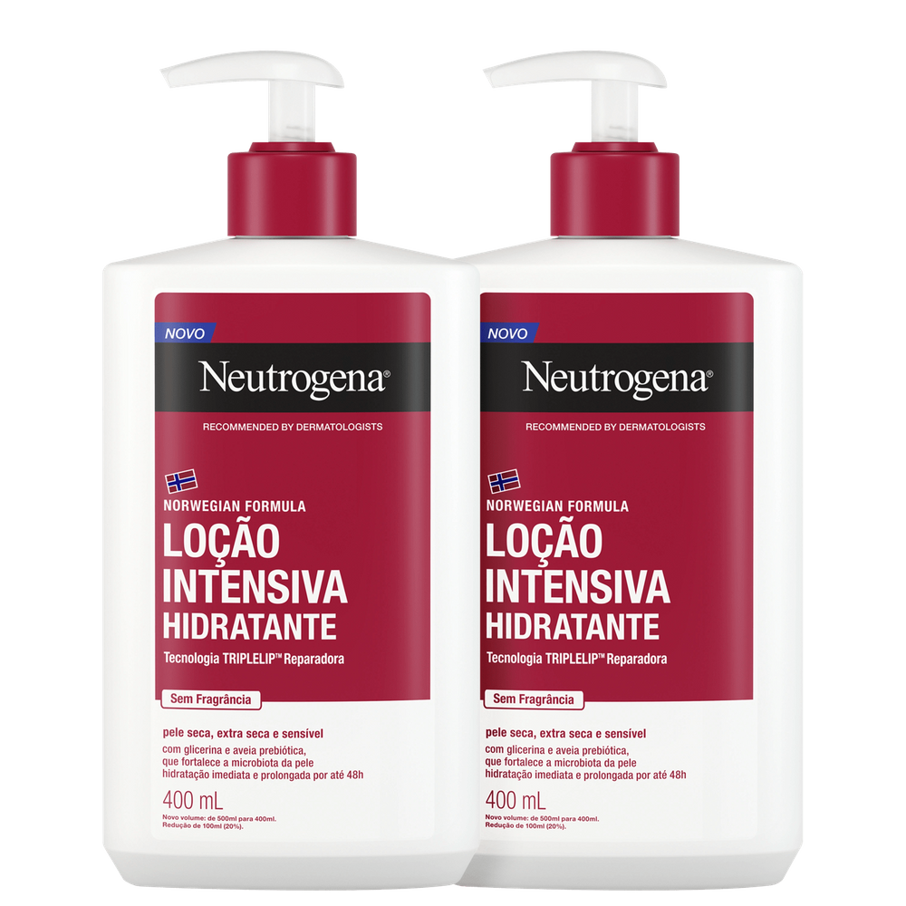Kit Neutrogena Norwegian Intensivo Sem Fragrância Duo (2 Unidades)