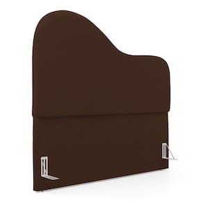 Cabeceira Orgânica Cama Box Queen Size Sea 160cm com Frame Suede Marrom - Desk Design