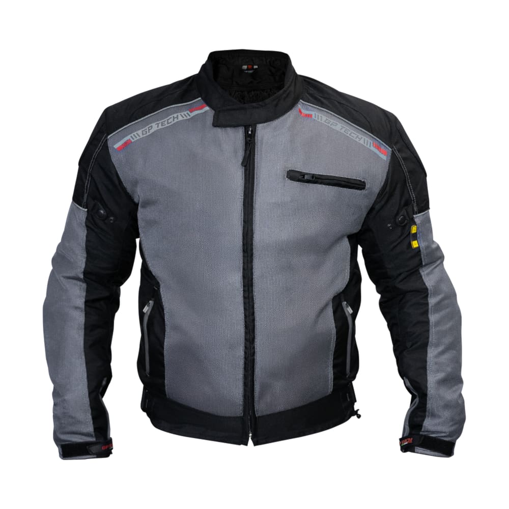 Jaqueta À Prova D`água Gp Tech Summer 3 Preto / Cinza (G)