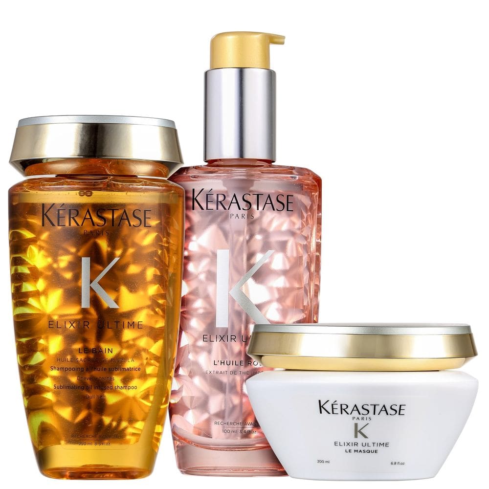 Kit Kérastase Elixir Ultime Masque Rose (3 Produtos)