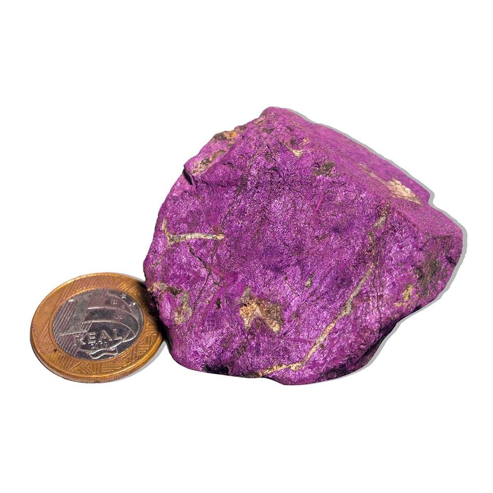 01 Purpurita Bruta Pedra Natural 5 a 9cm 150 a 200g Tipo B