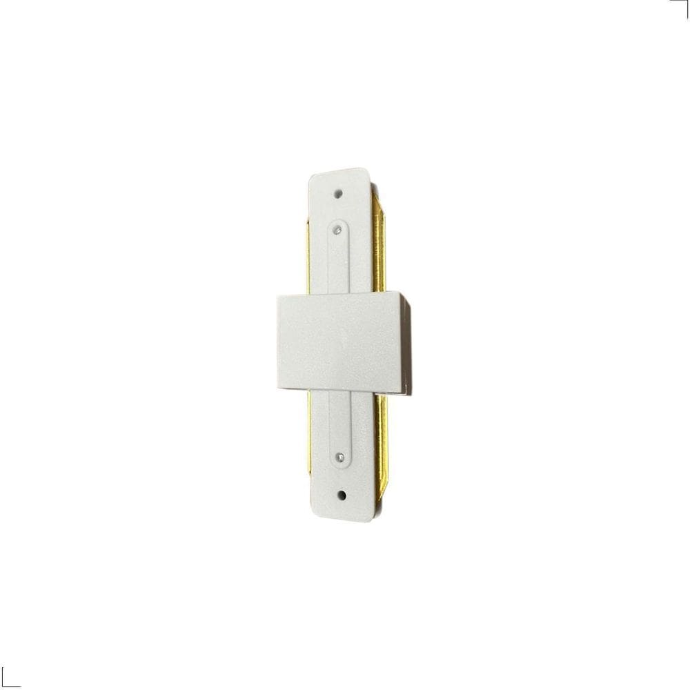 Conector Para Trilho Spot Led Eletrificado Reto I Cor Preto