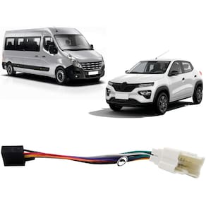 Chicote de Ligação MP5 Multimídia Universal Master e Kwid Básico 2017 em Diante