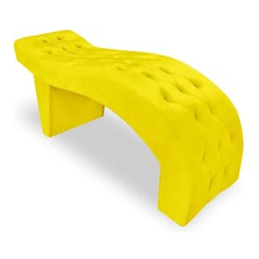 Maca Estofada Capitonê Clínica Salão Estética Suede Eduarda