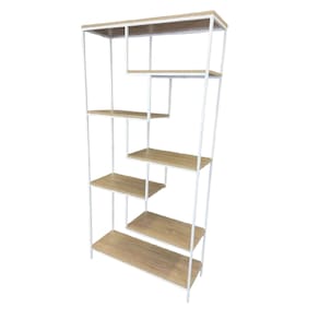 Estante Modular com 6 Nichos Estrutura Branca, Versátil e Elegante