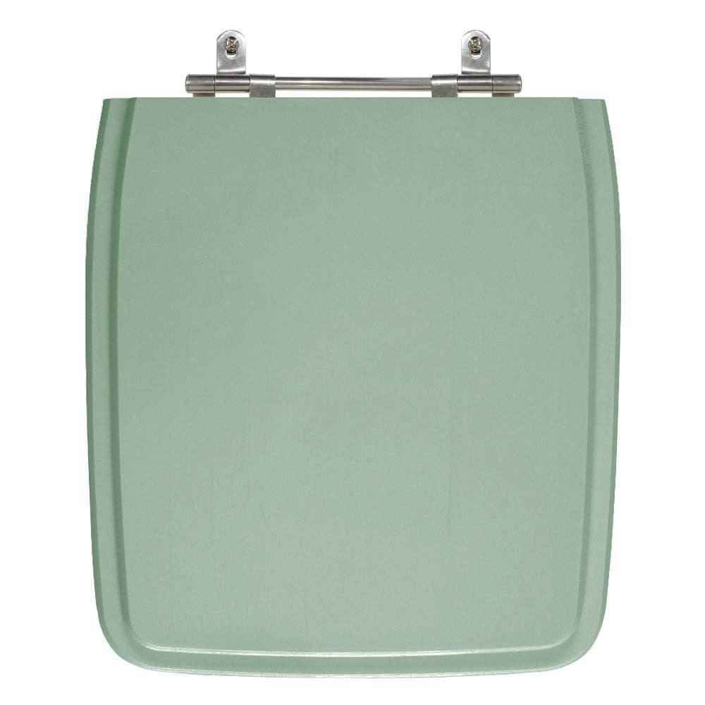 Assento Laqueado Anturius Verde Claro Vaso Luzarte Em Mdf